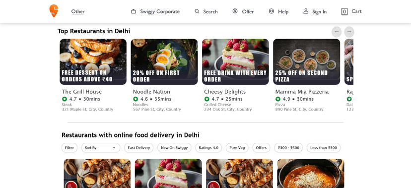 Swiggy Clone